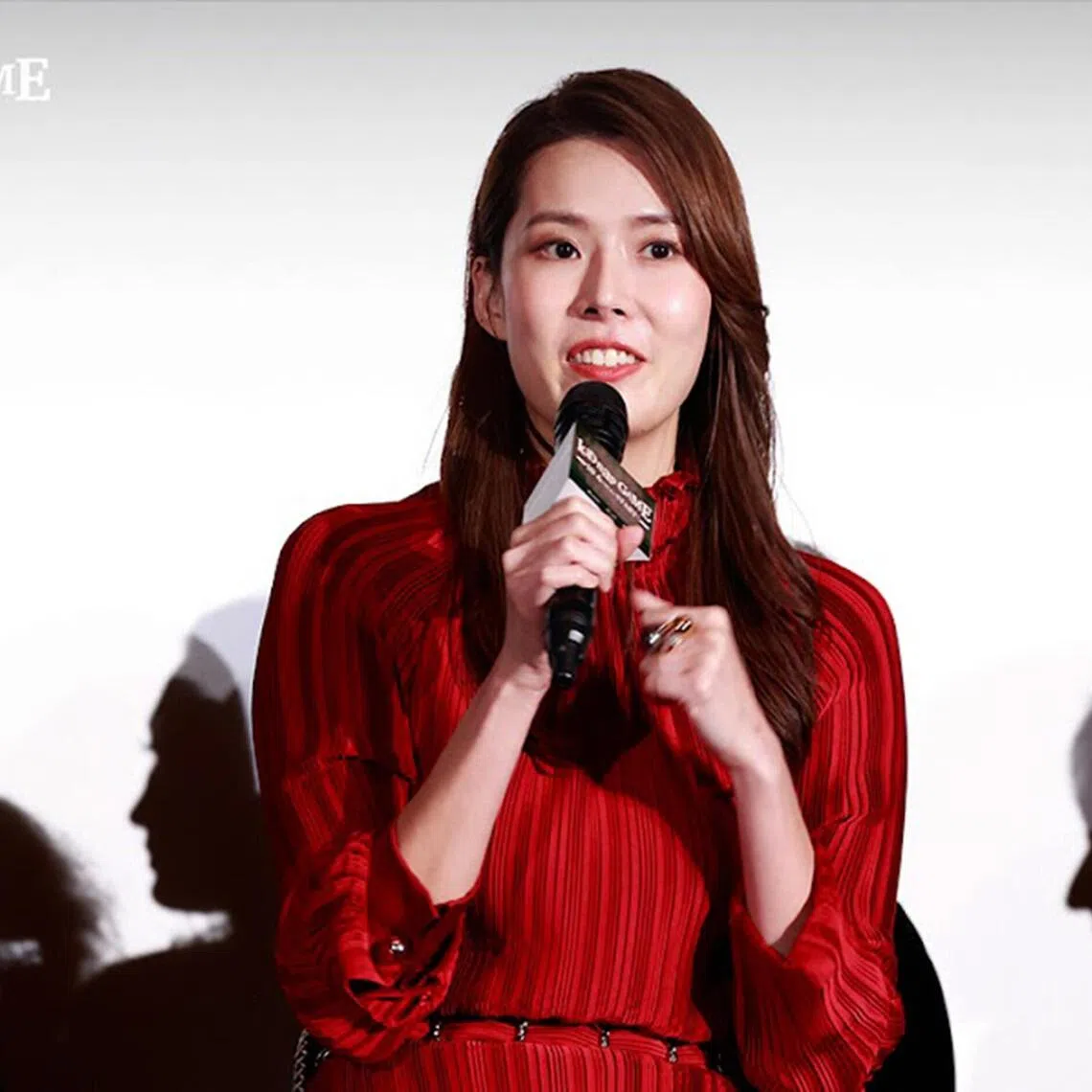 Singaporean actress Carrie Wong during the world premiere of Kidnap Game in Tokyo on Oct 2.