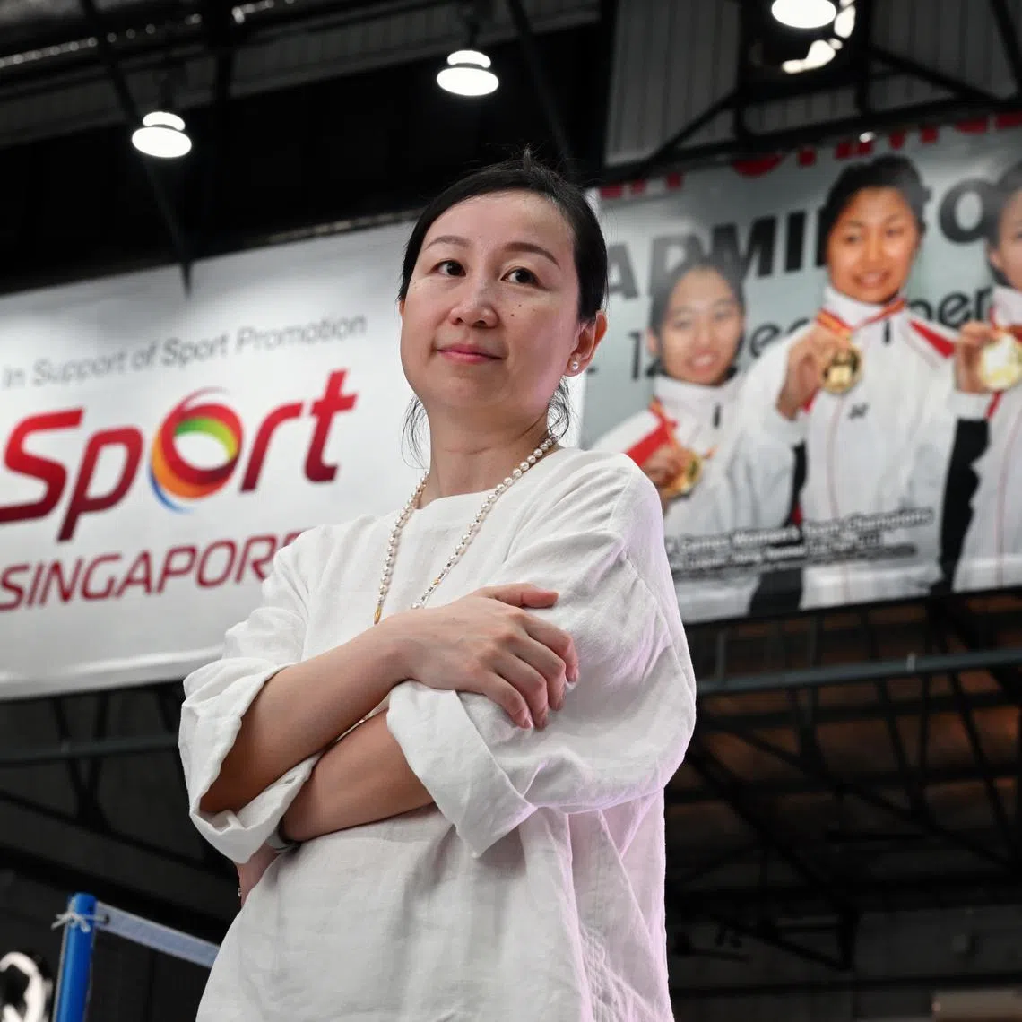 Commonwealth Games and SEA Games champion Li Li is back in town for the official launch of the KFF Badminton Arena on Guillemard Road, where she used to train.