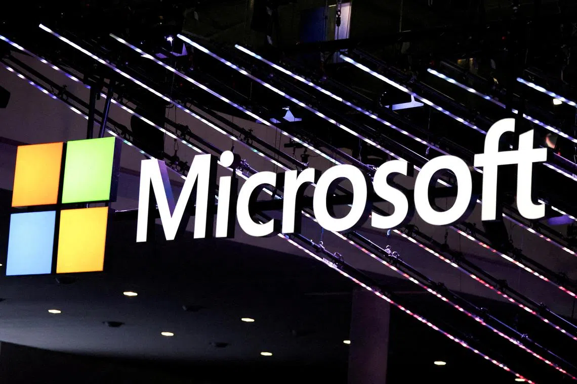 Microsoft's sales and profit beat expectations on AI demand.