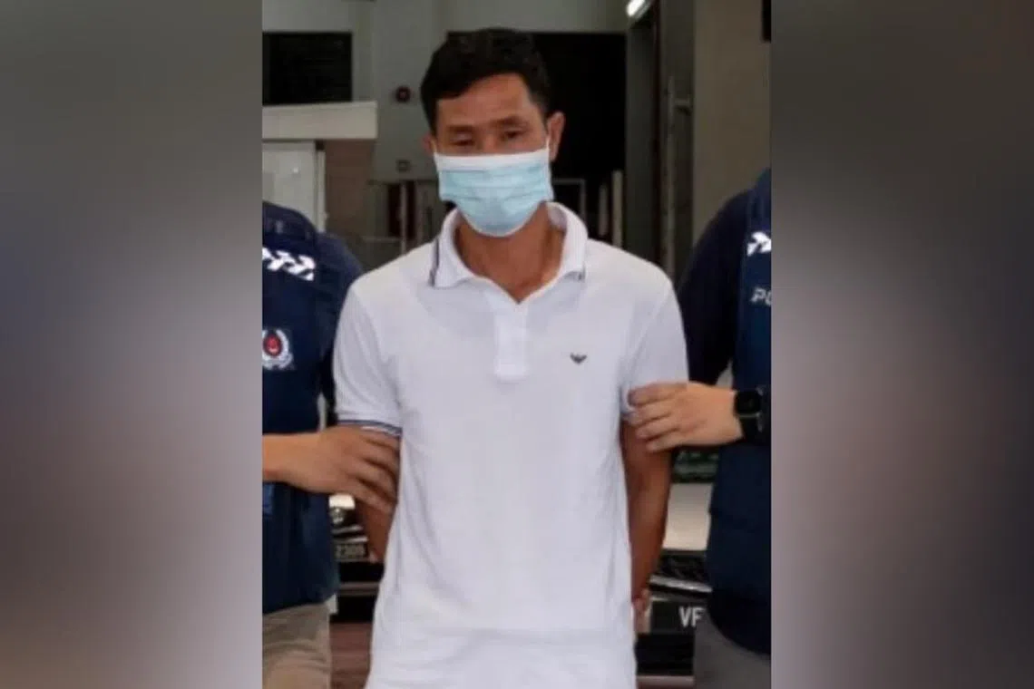 Lu Jingnan was sentenced to two years and eight months’ jail after he pleaded guilty to a theft charge.