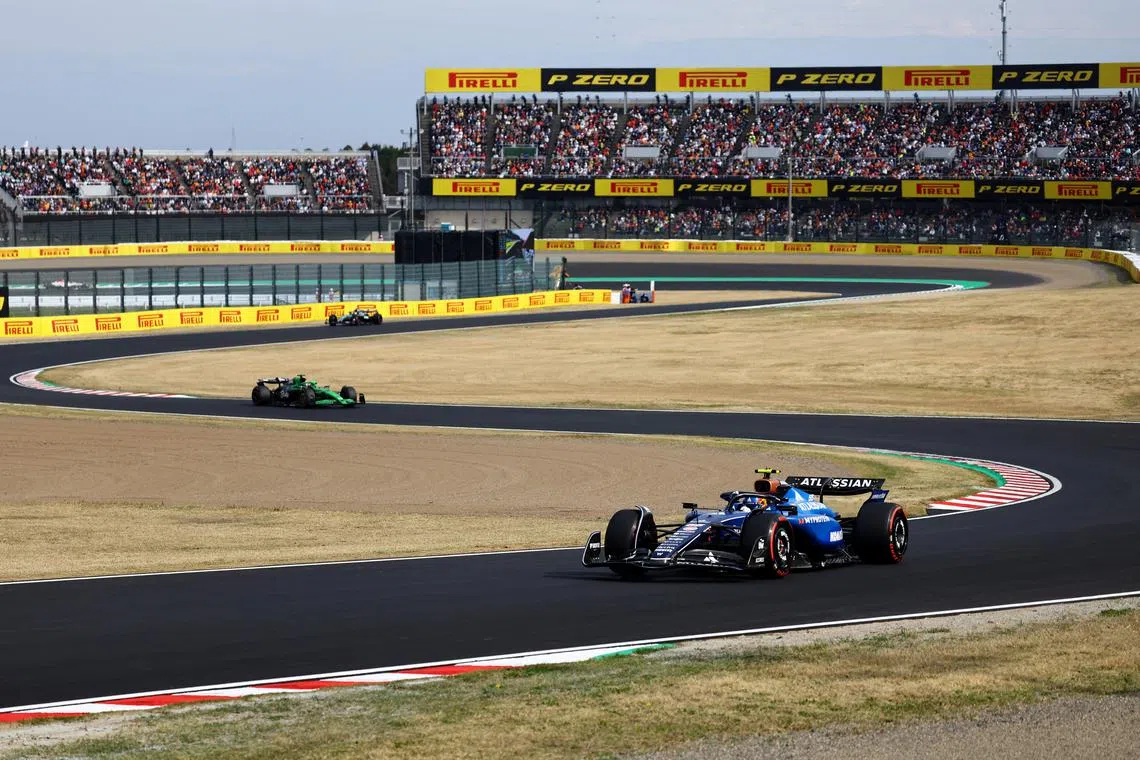 Formula One F1 - Japanese Grand Prix - Suzuka Circuit, Suzuka, Japan - April 5, 2025 Williams' Carlos Sainz Jr. during qualifying REUTERS/Issei Kato