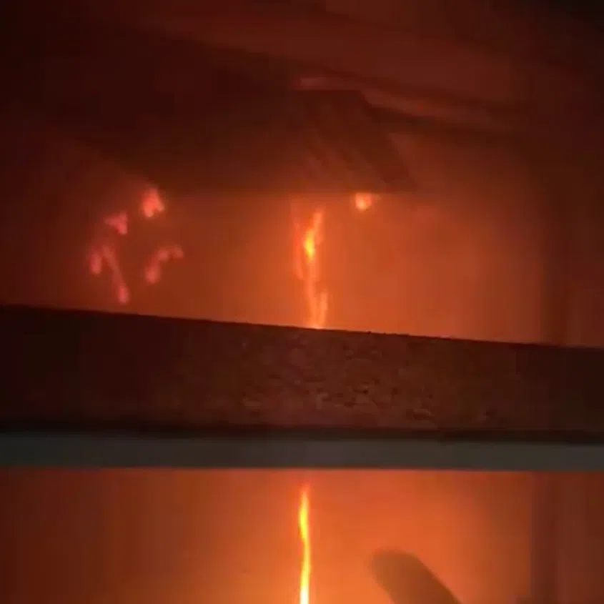 The SCDF said that preliminary findings indicated that the fire had likely started from an electrical origin in the toilet.