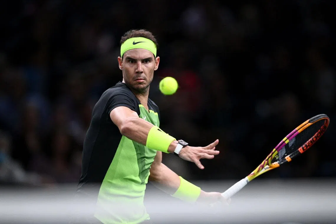 Spanish tennis player Rafael Nadal is the top seed at the year-end championship for the fifth time..