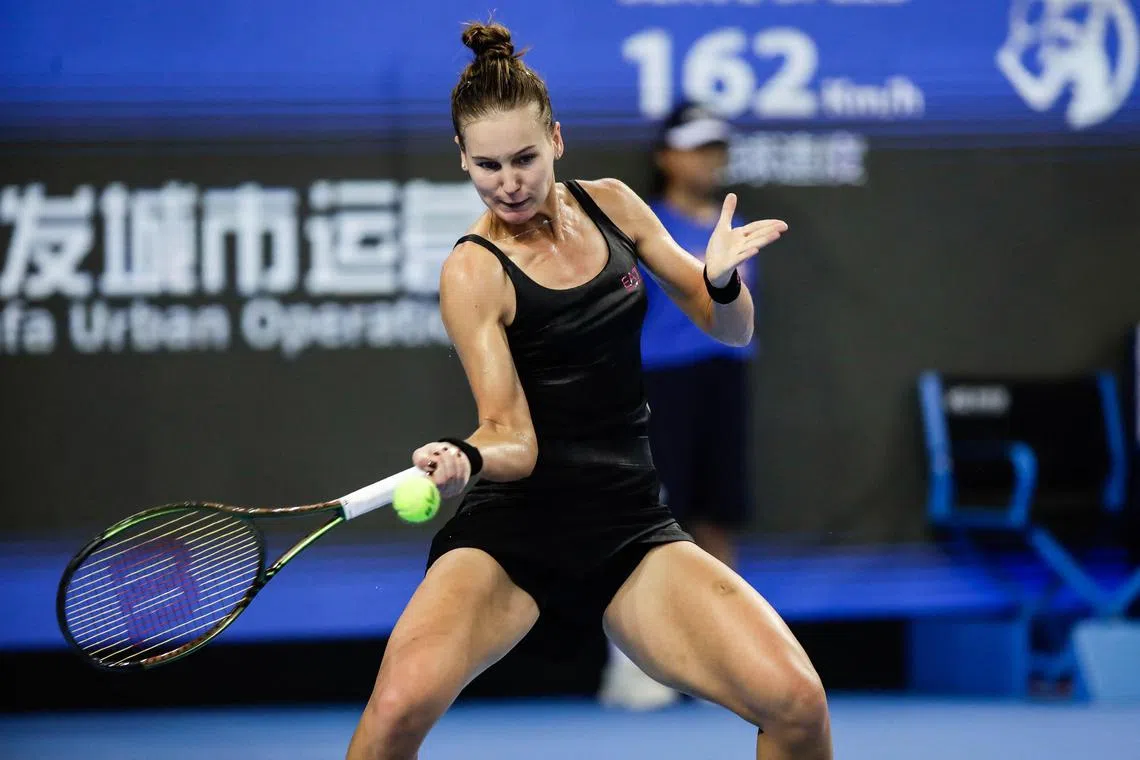 Russia's Veronika Kudermetova is one of the players who are competing at the Northern Palmyra Trophies tournament in St. Petersburg.