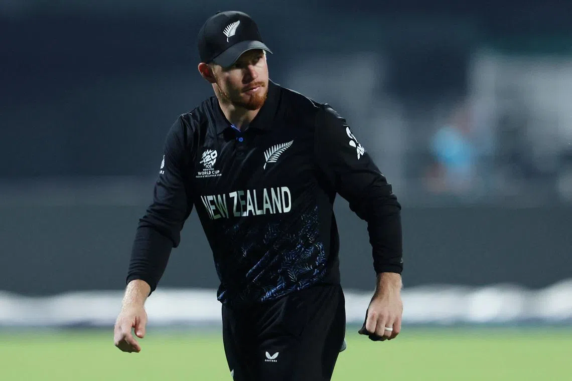Cricket - ICC Men's T20 World Cup 2026 - Semi Final - South Africa v New Zealand - Eden Gardens, Kolkata, India - March 4, 2026 New Zealand's Glenn Phillips REUTERS/Sahiba Chawdhary