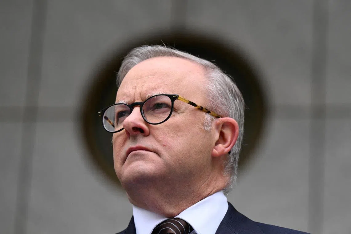 Mr Albanese's centre-left Labor government, which took power in 2022, faces a tight race against the conservative Liberal-National coalition