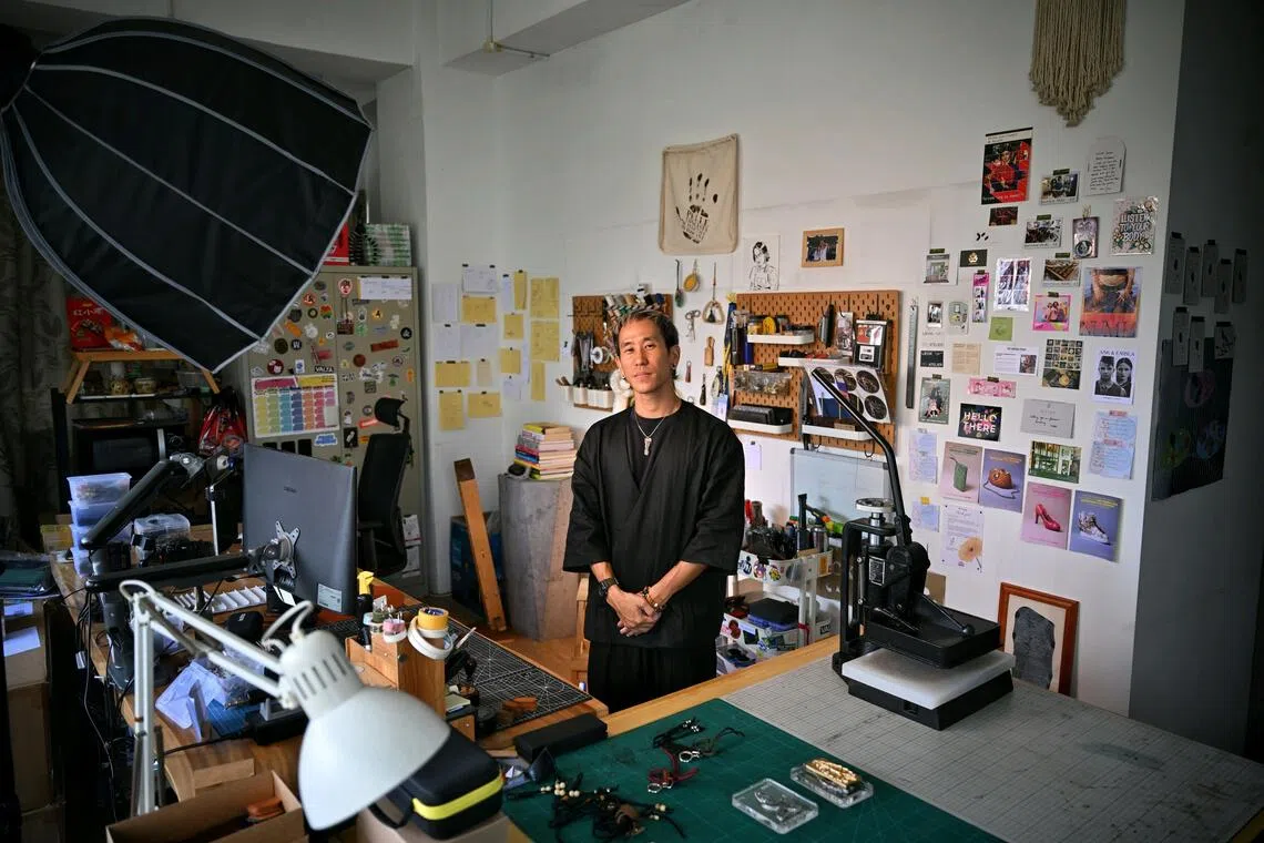 Maverick Made founder Shaun-Joel Liew began experimenting with leathercraft as a hobby. 