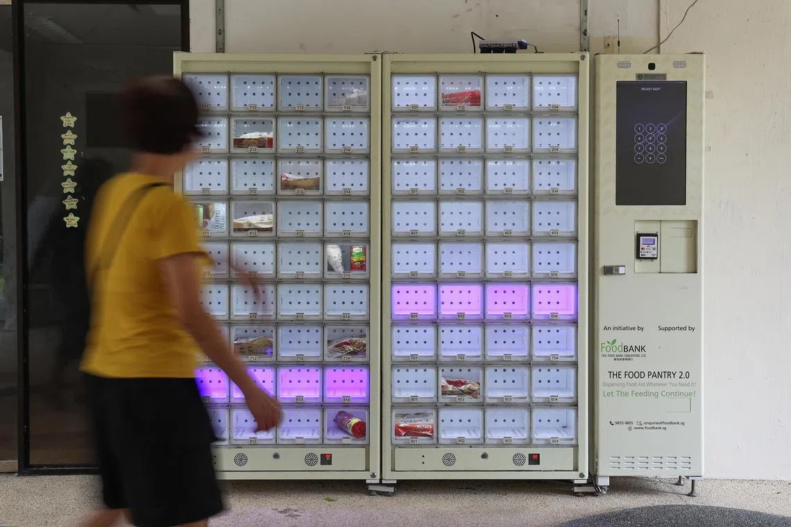 One initiative, FBSG’s Food Pantry 2.0, is a vending machine concept launched in 2019 that allowed users to obtain food and other daily essentials at any time. 