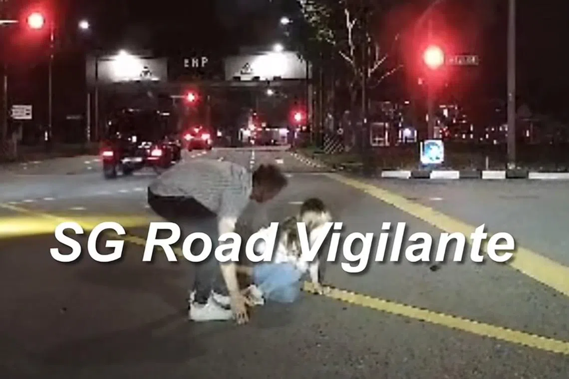 The accident happened at 3.15am at the junction of Orchard Road and Handy Road.