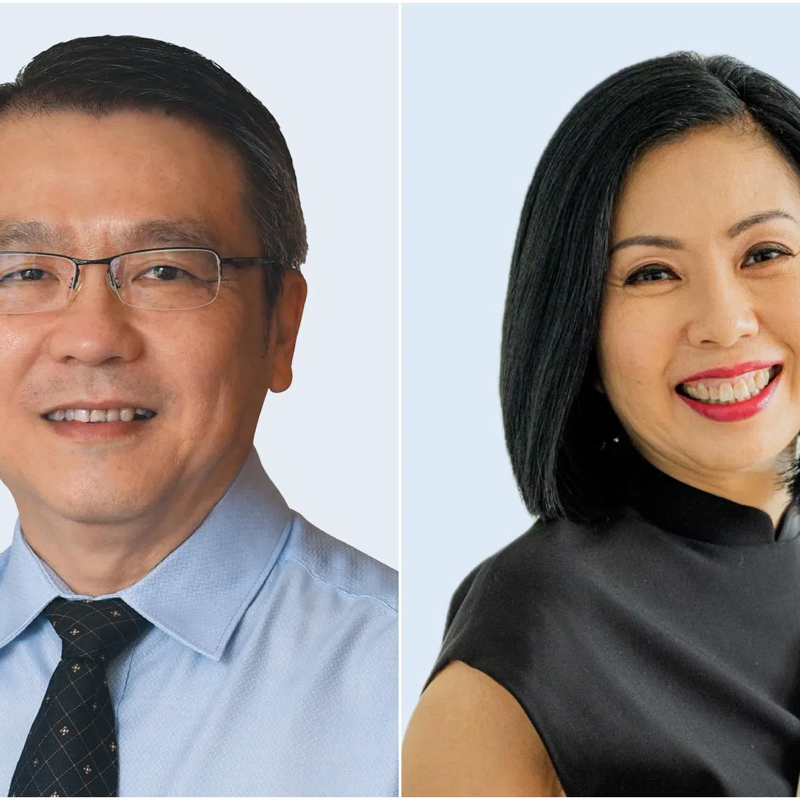 Mr Tim Oei (left) will step down from his role as CEO on Jan 31, 2025, and Ms Yen Tan will be the CEO-designate from Oct 1, before becoming chief executive next year.