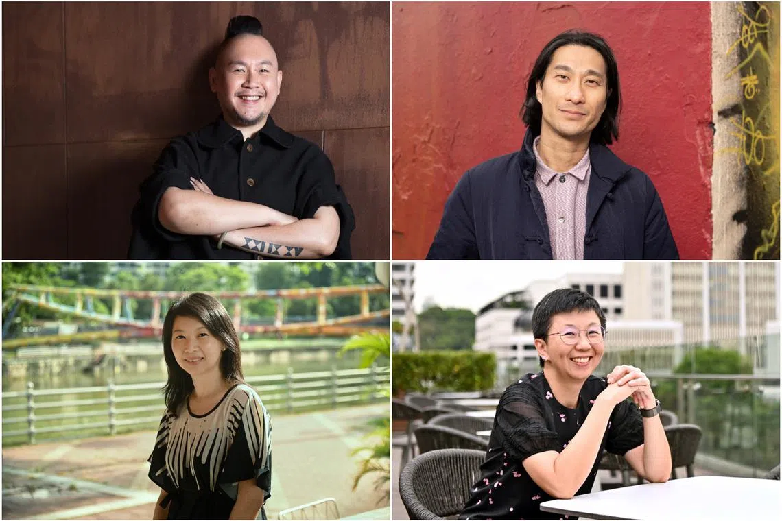 (Clockwise from top left) Mr Low Kee Hong, Mr Tang Fu Kuen, Dr June Yap and Ms Traslin Ong.