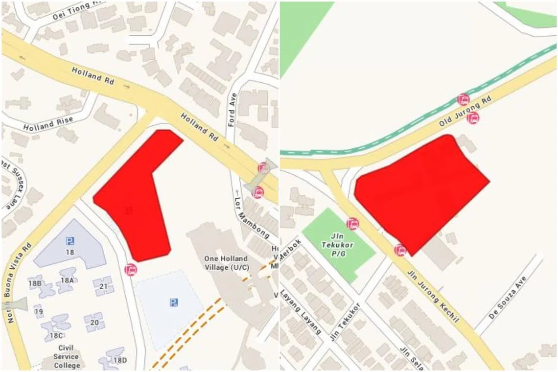 Most analysts believe that the GLS sites in Holland Drive (left) and De Souza Avenue will likely not be triggered for sale soon.  