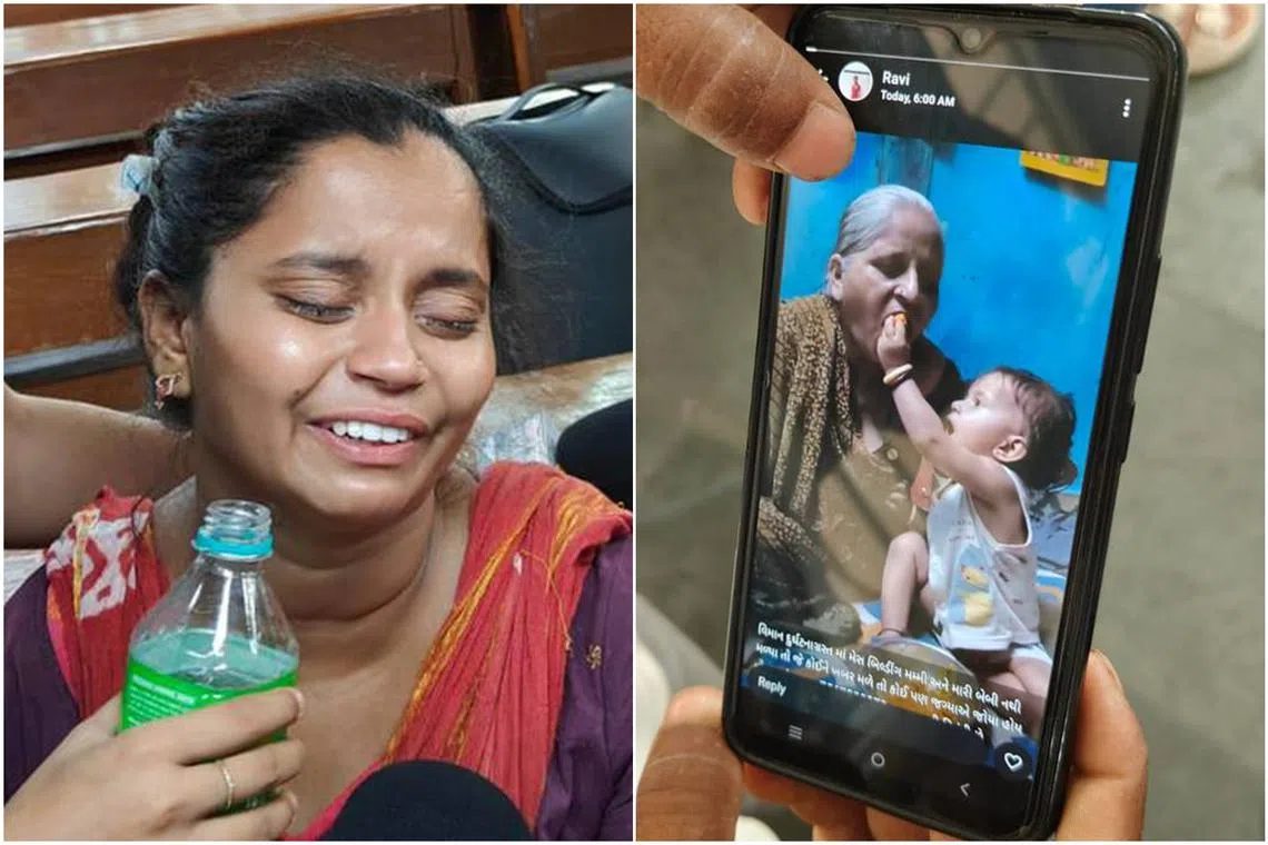 Ms Payel Thakor's mother, who works as a cook at the hostel mess which the plane rammed into, and two-year-old niece have been missing since the crash.