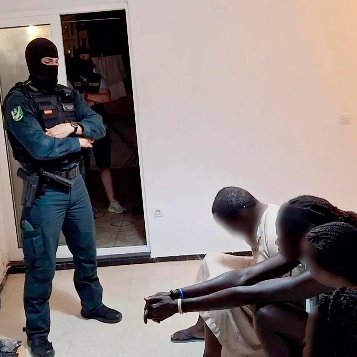 The network recruited unaccompanied migrant girls from care centres on Spain’s Gran Canaria island and moved them to mainland Spain and France, where some were sexually exploited.