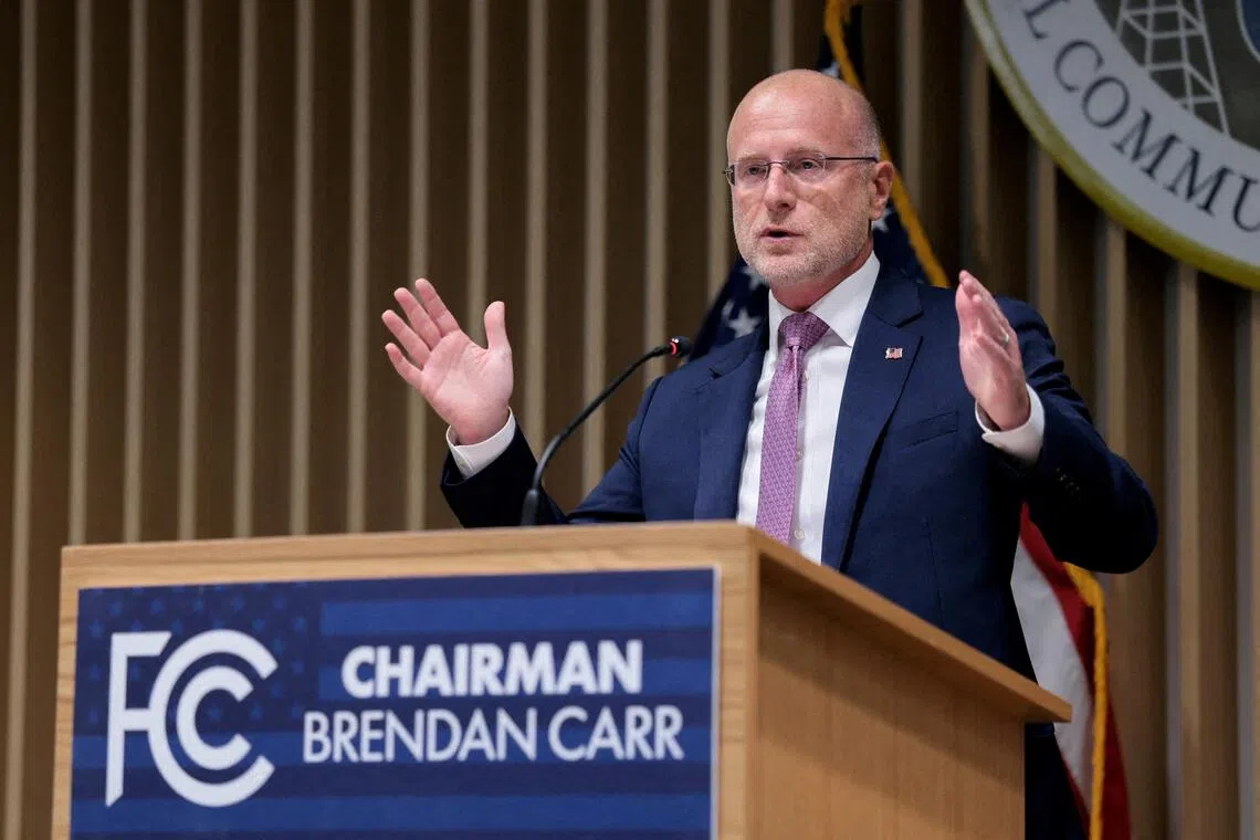 US Federal Communications Commission Chairman Brendan Carr said that in 2025, 82% of electronics were tested in China, which does not have an agreement with the US.