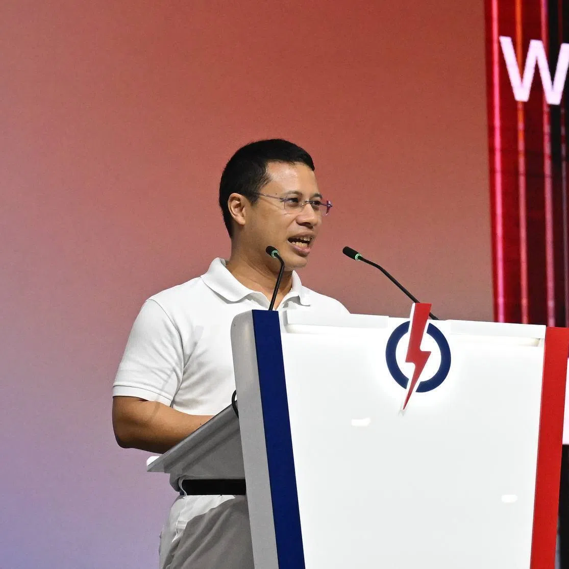 PAP Chairman Desmond Lee during PAP Awards and Convention 2025 at EXPO Hall 8 on Nov 9.