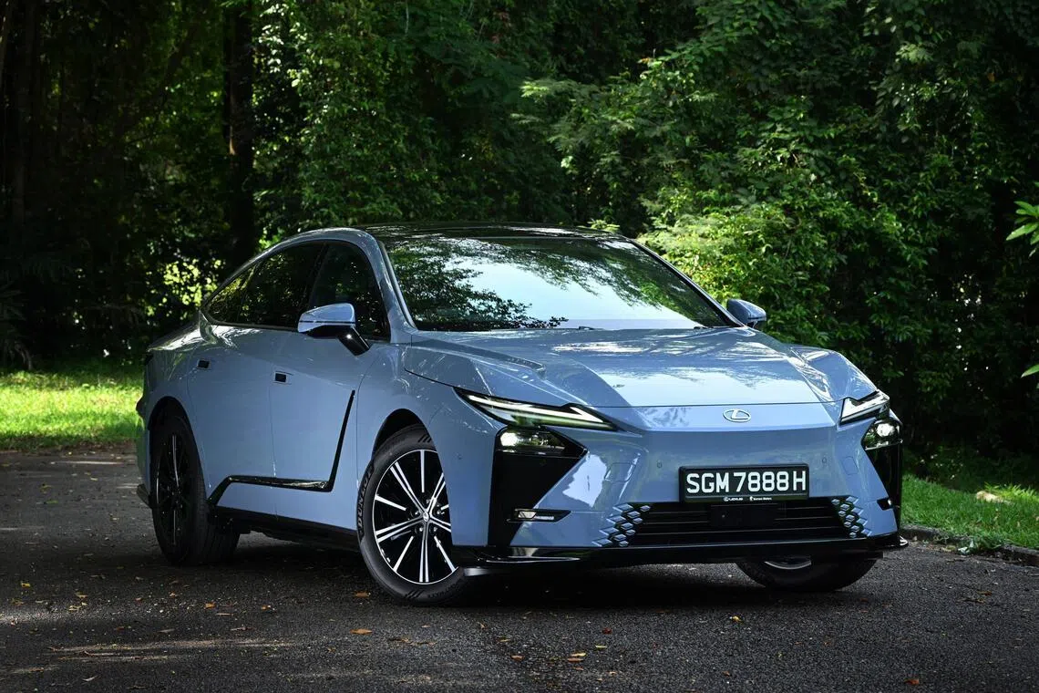 Lexus ES350e, the first electric Lexus four-door saloon, for Life Motoring review on June 15, 2026.