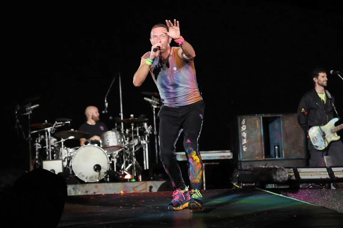 Scalpers are selling tickets to British band Coldplay's six concerts in Singapore at almost 10 times their original price.