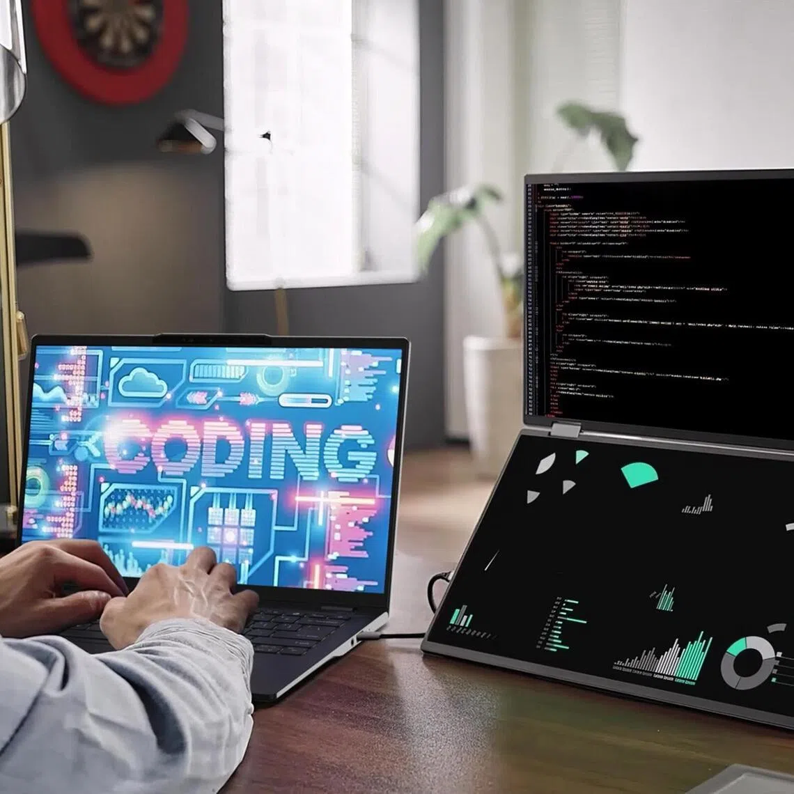 Acer’s dual screen portable monitor