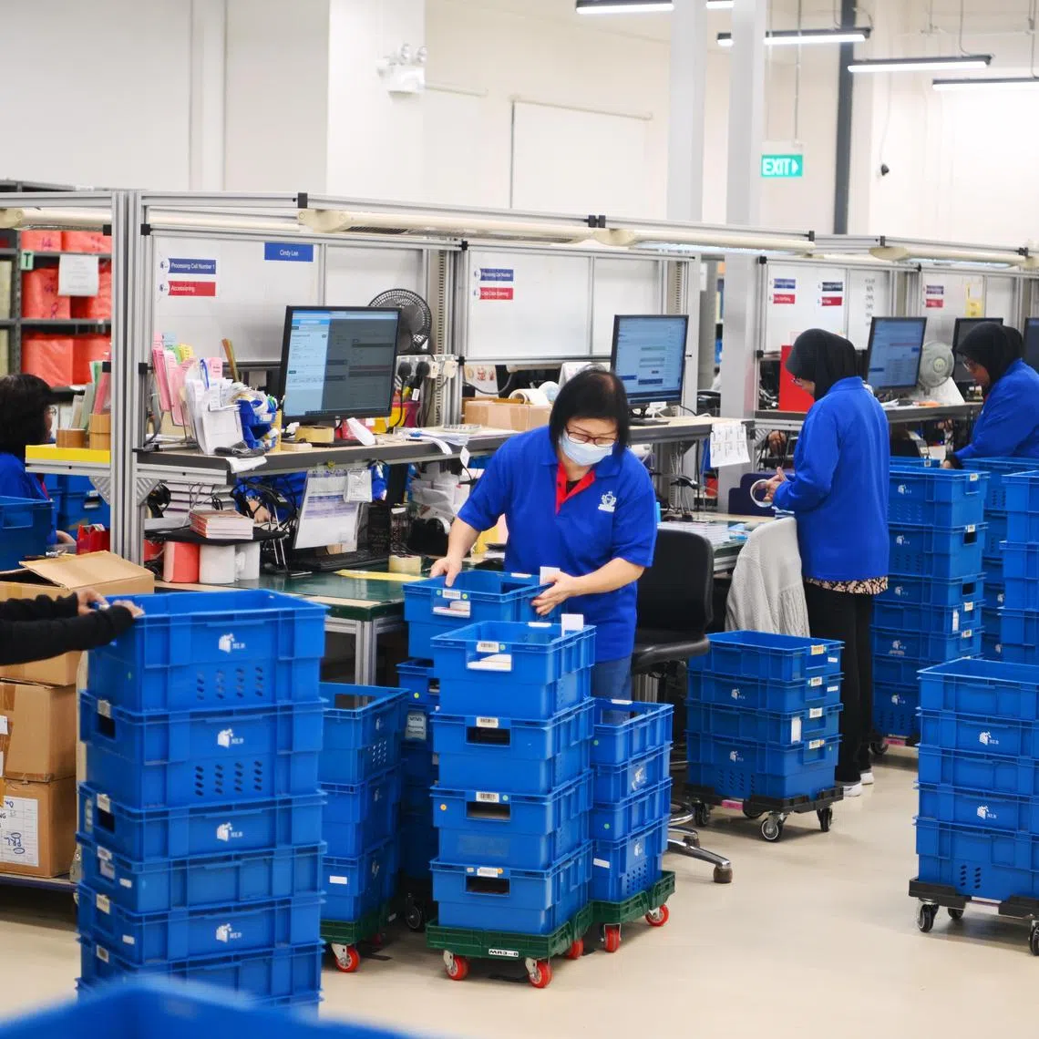 Some 3,000 brand-new books are catalogued and processed daily at the Library Supply Centre.