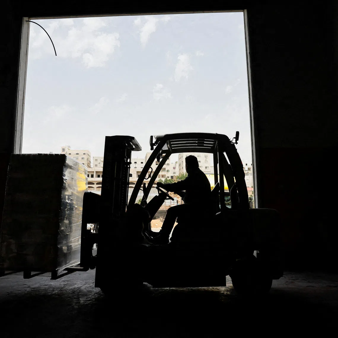 Israel said merchants had suspended coordination for the entry of goods into Gaza “until further notice” because of what it described as Hamas coercion.