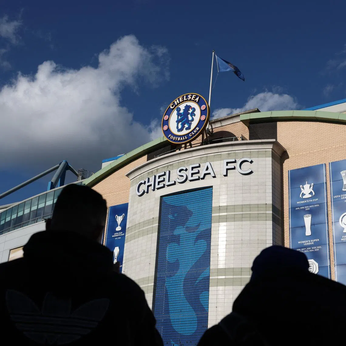 FILE PHOTO: Soccer Football - Premier League - Chelsea v Newcastle United - Stamford Bridge, London, Britain - March 14, 2026 General view outside the stadium before the match. Action Images via Reuters/John Sibley