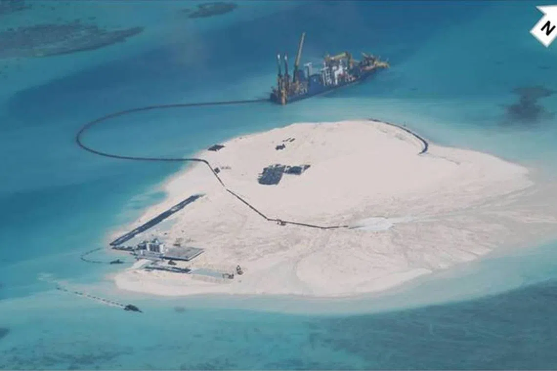 The Johnson South Reef is one of the islets, atolls and reefs that Beijing has transformed into island fortresses.