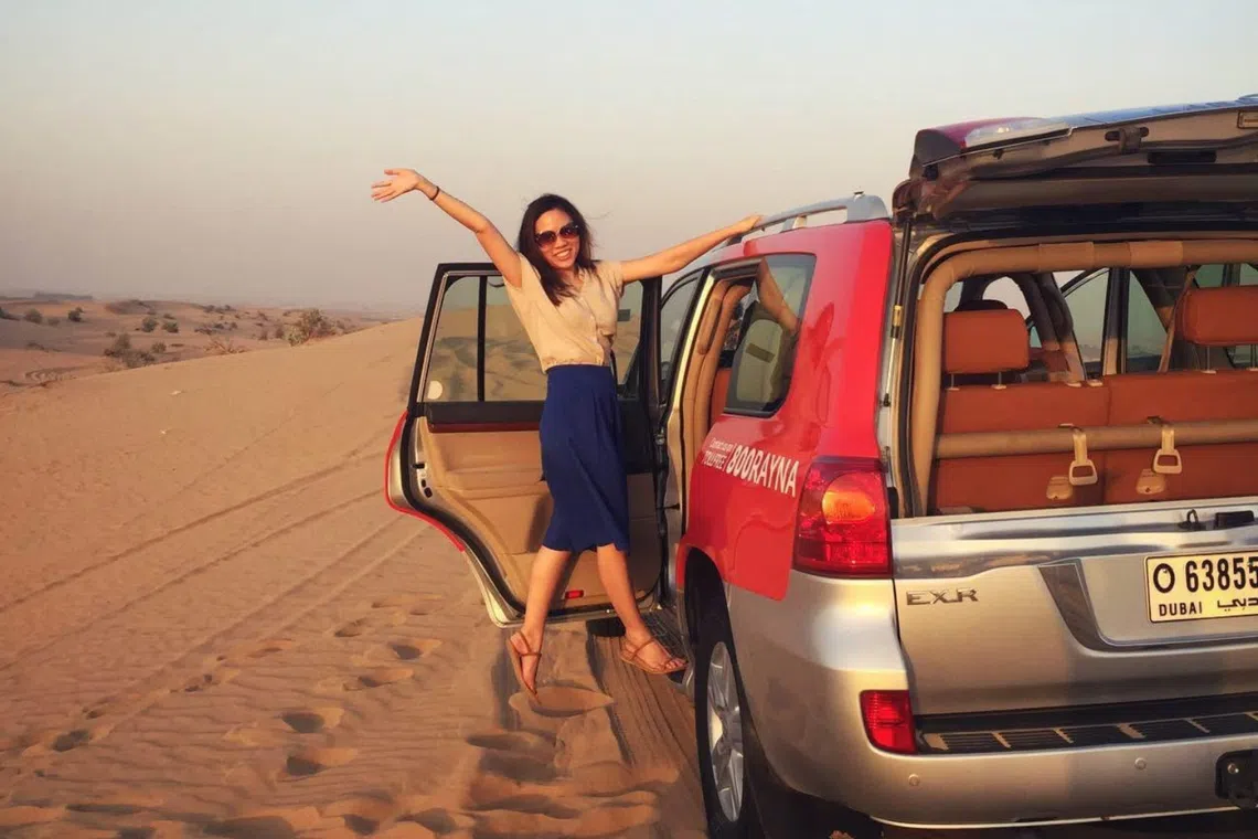 Nestle Singapore employee at a regional meeting in Dubai