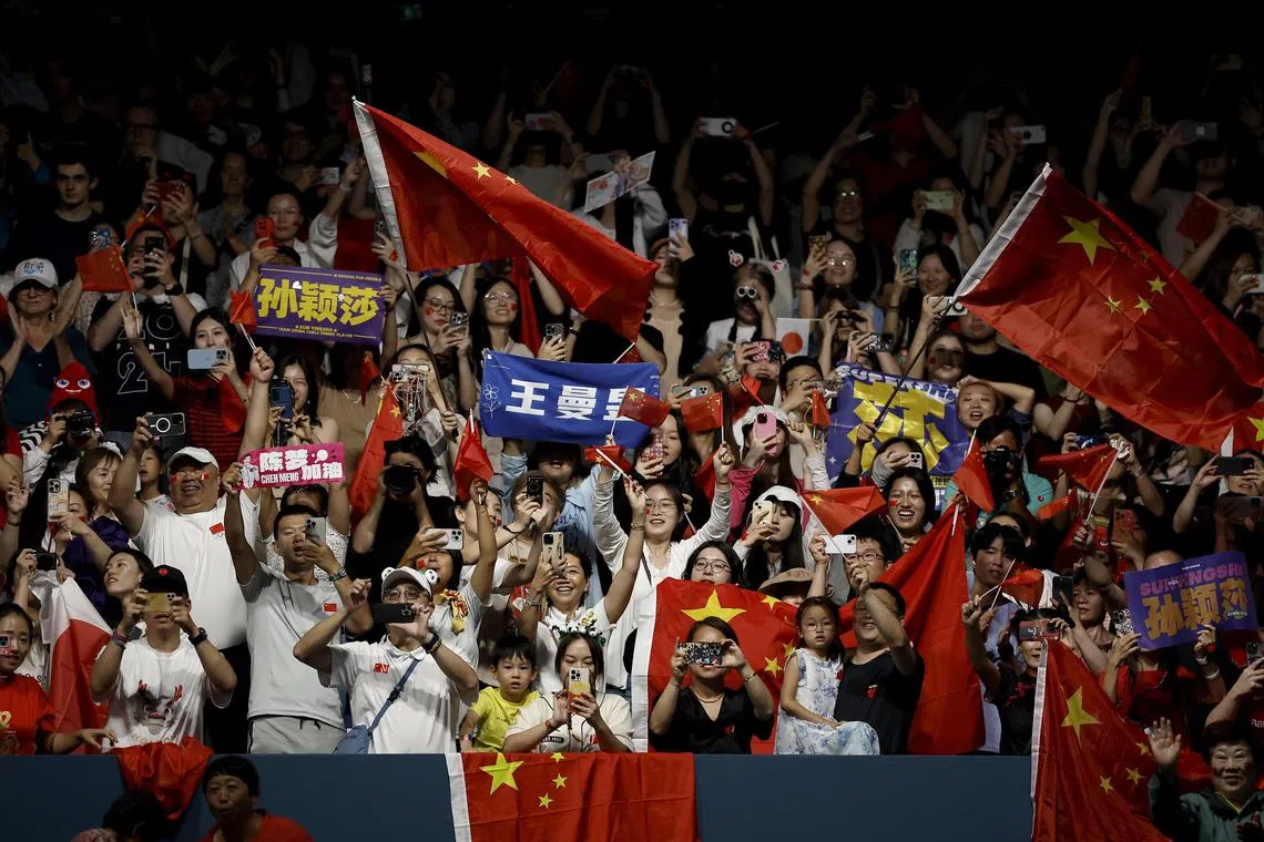 The Chinese Table Tennis Association has expressed concerns over the disruptive behavior of online “fan circles”, which they say has seriously impacted the team’s training and competitions. 
