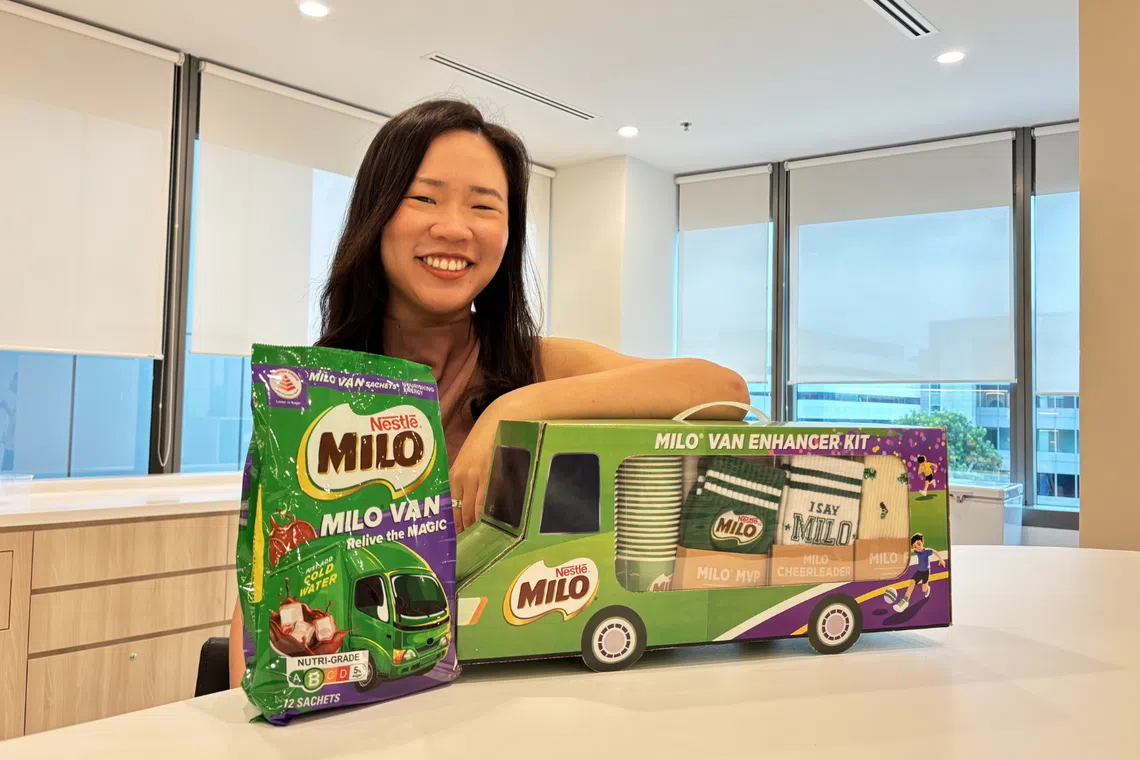 Senior brand manager of Milo at Nestle with Milo Van sachets launch