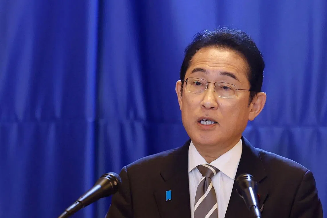 Mr Kishida is reported to be mulling reshuffling his Cabinet in the coming weeks in a bid to shore up public support.