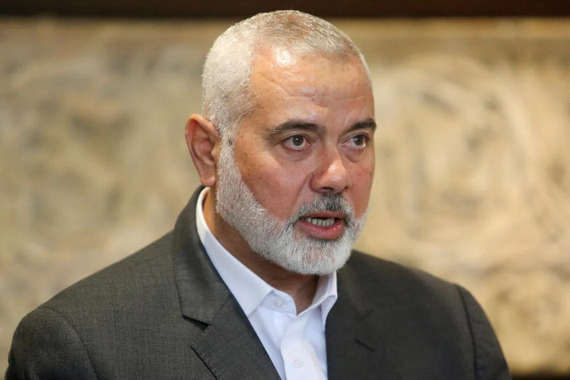 Mr Ismail Haniyeh said 60 members of his extended family had been killed by Israel over time and that the strike on April 10 had killed some grandchildren in addition to the three sons.