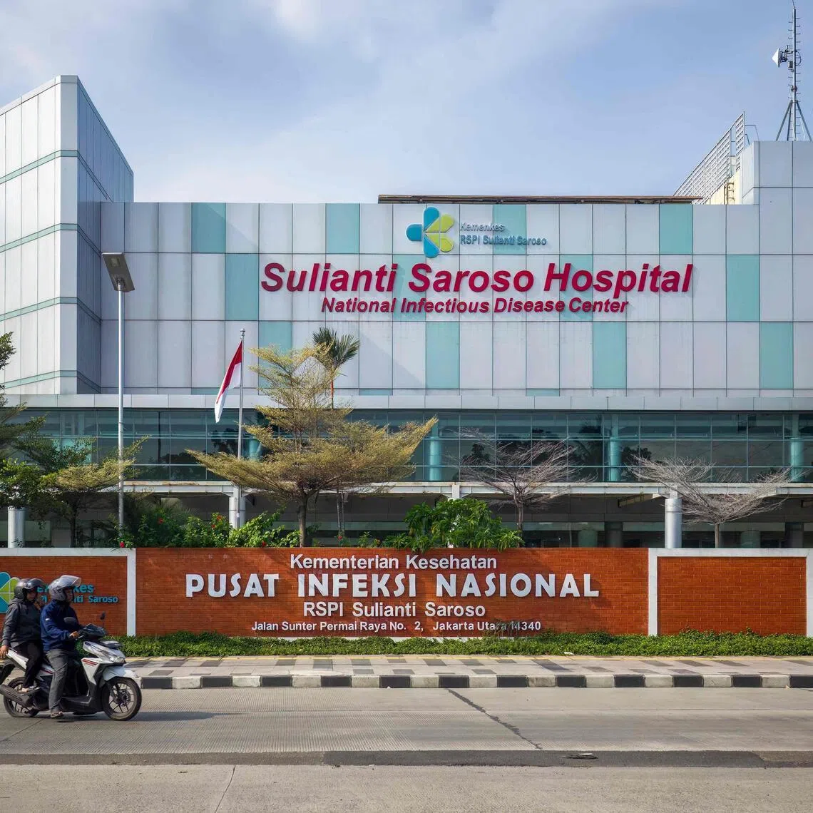 The Sulianti Saroso Hospital, Indonesia's National Infectious Disease Center, in Jakarta.