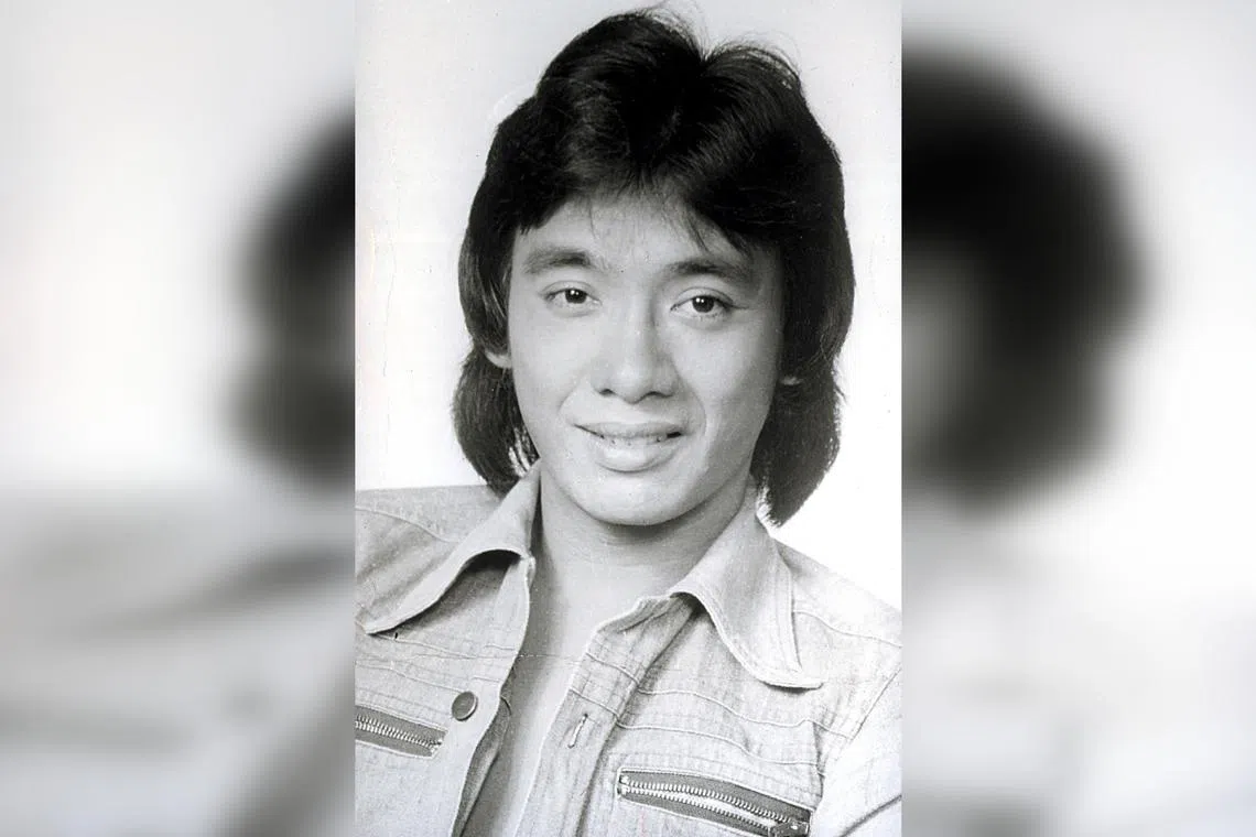 Singaporean deejay, host and singer Paul Cheong, in the 1970s. He died at the age of 75 on July 6, 2024. 