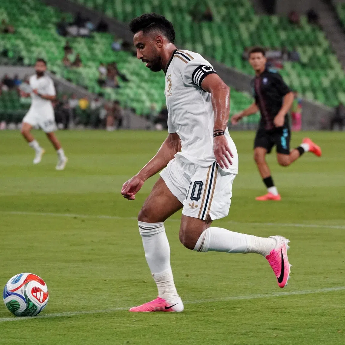 Soccer Football - International Friendly - Puerto Rico v Saudi Arabia - Q2 Stadium, Austin, Texas, U.S. - June 5, 2026 Saudi Arabia's Salem Al-Dawsari in action IMAGN IMAGES via Reuters/Dustin Safranek