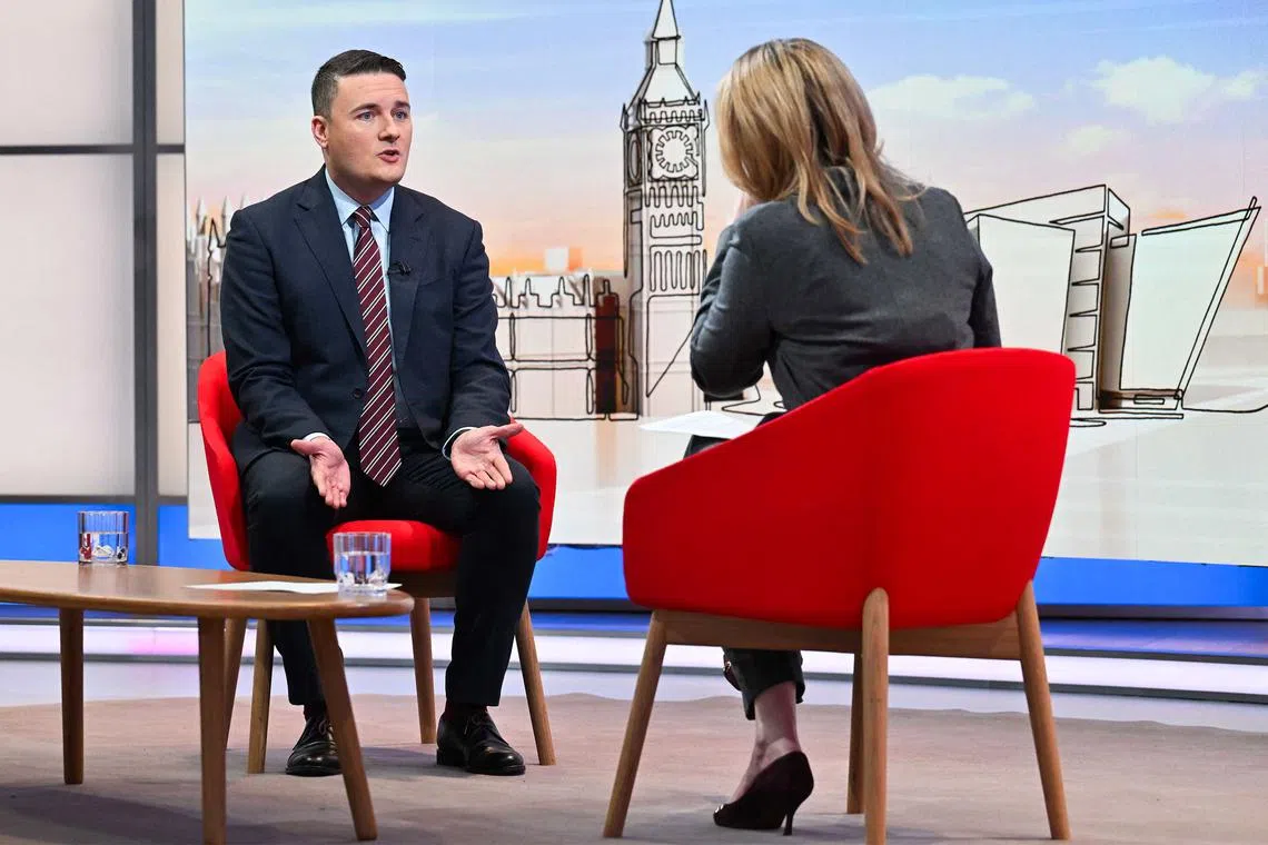 British Health Secretary Wes Streeting (above) pushed back against Mr Elon Musk’s attacks in broadcast interviews with Sky News and the BBC on Jan 5.