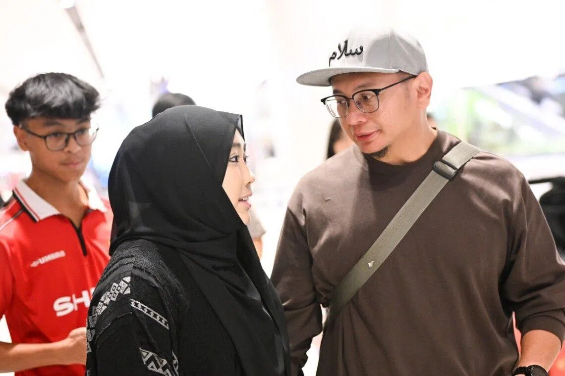 Mr Muhammad Hafiz Noorahman, 44, who flew home from Istanbul, Turkey, was met by his wife, Ms Nur Afifah Mokhtiaruddin, 38, at Changi Airport Terminal 1 on March 5.