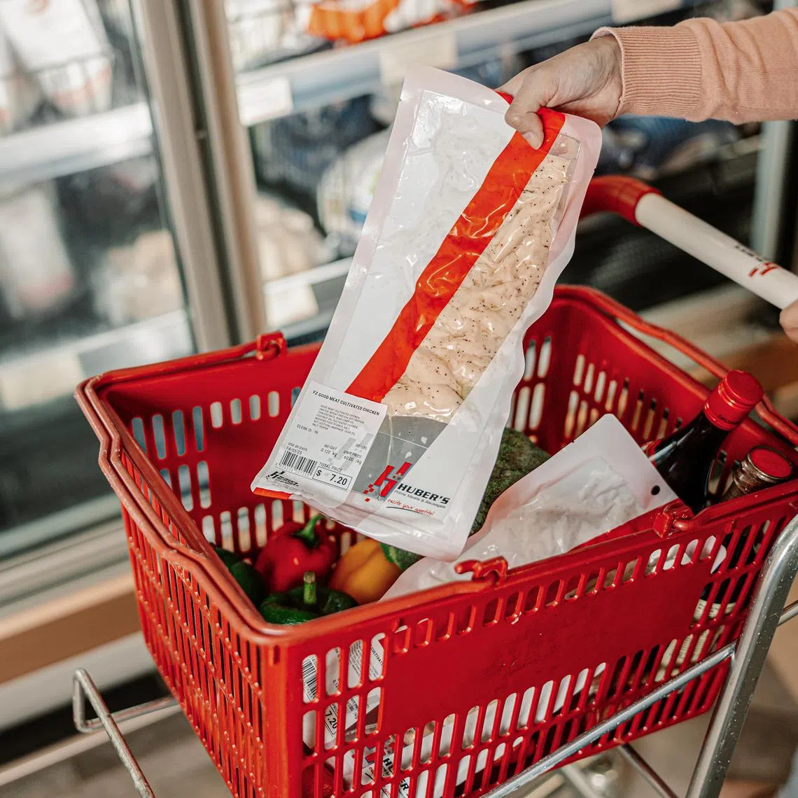 Good Meat 3 is sold at the freezer section of Huber's Butchery. 