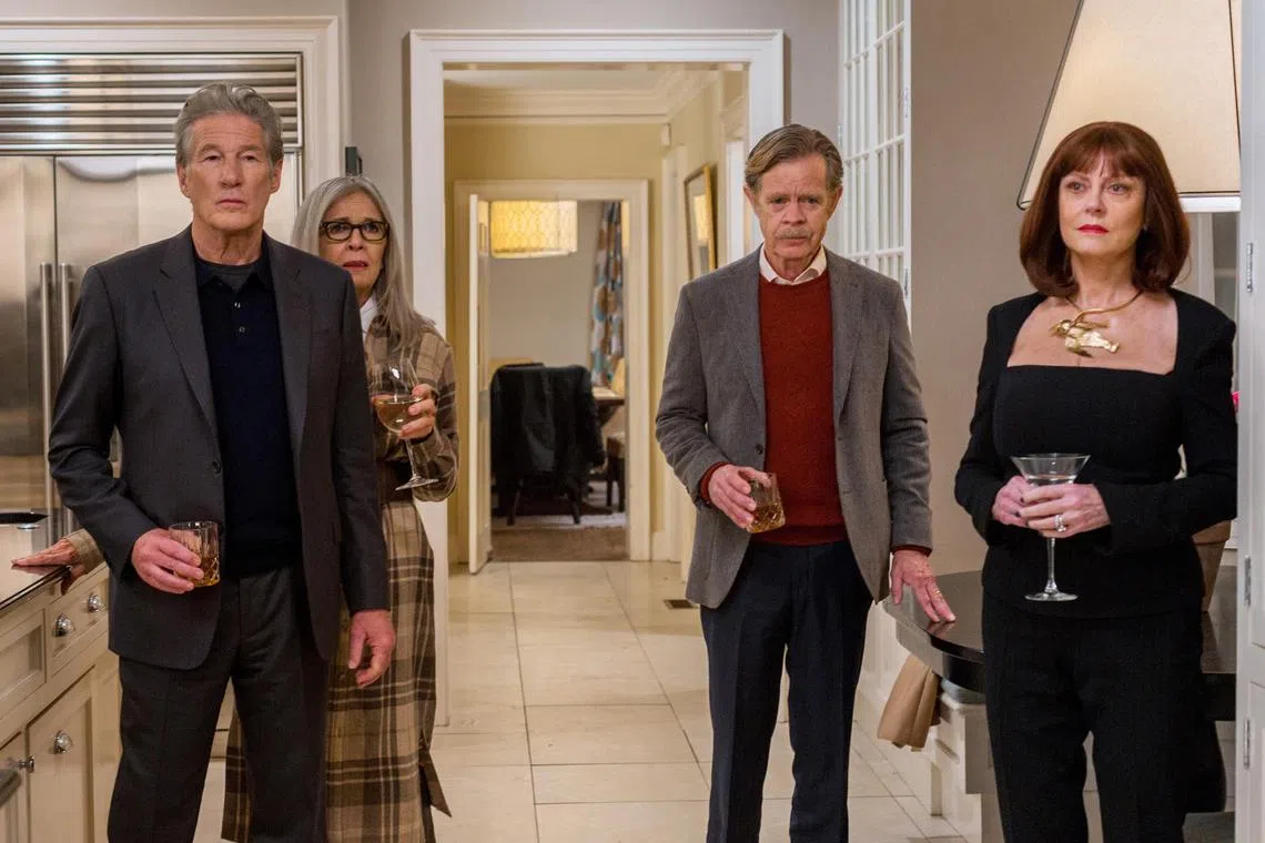 ylmovie19 - (From left) Richard Gere, Diane Keaton, William H. Macy and Susan Sarandon in Maybe I Do

Source/copyright: Shaw Organisation