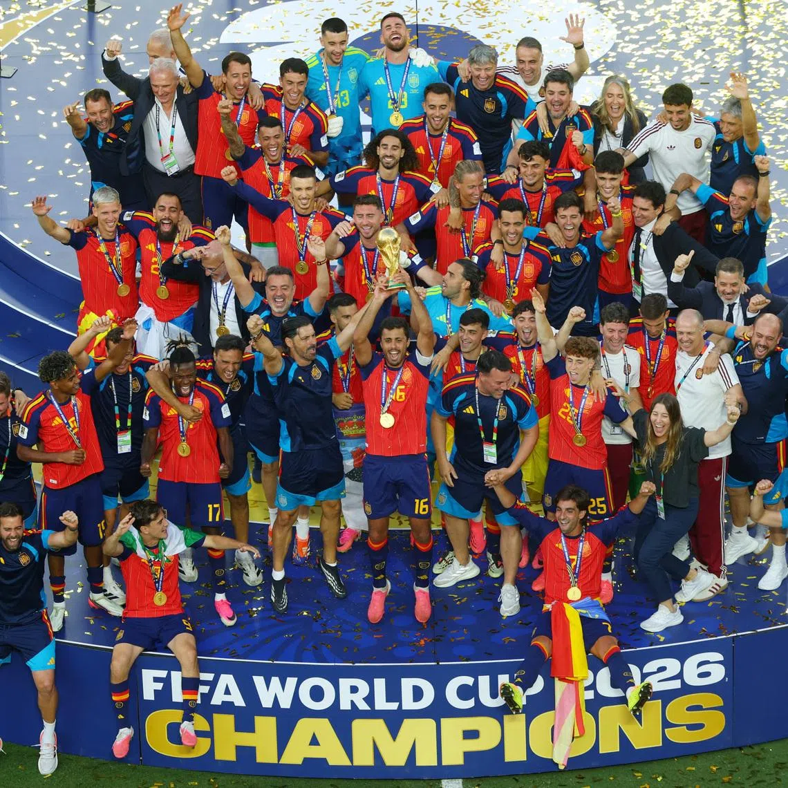 Spain’s ball worship delivers World Cup glory and a nation’s shared embrace.