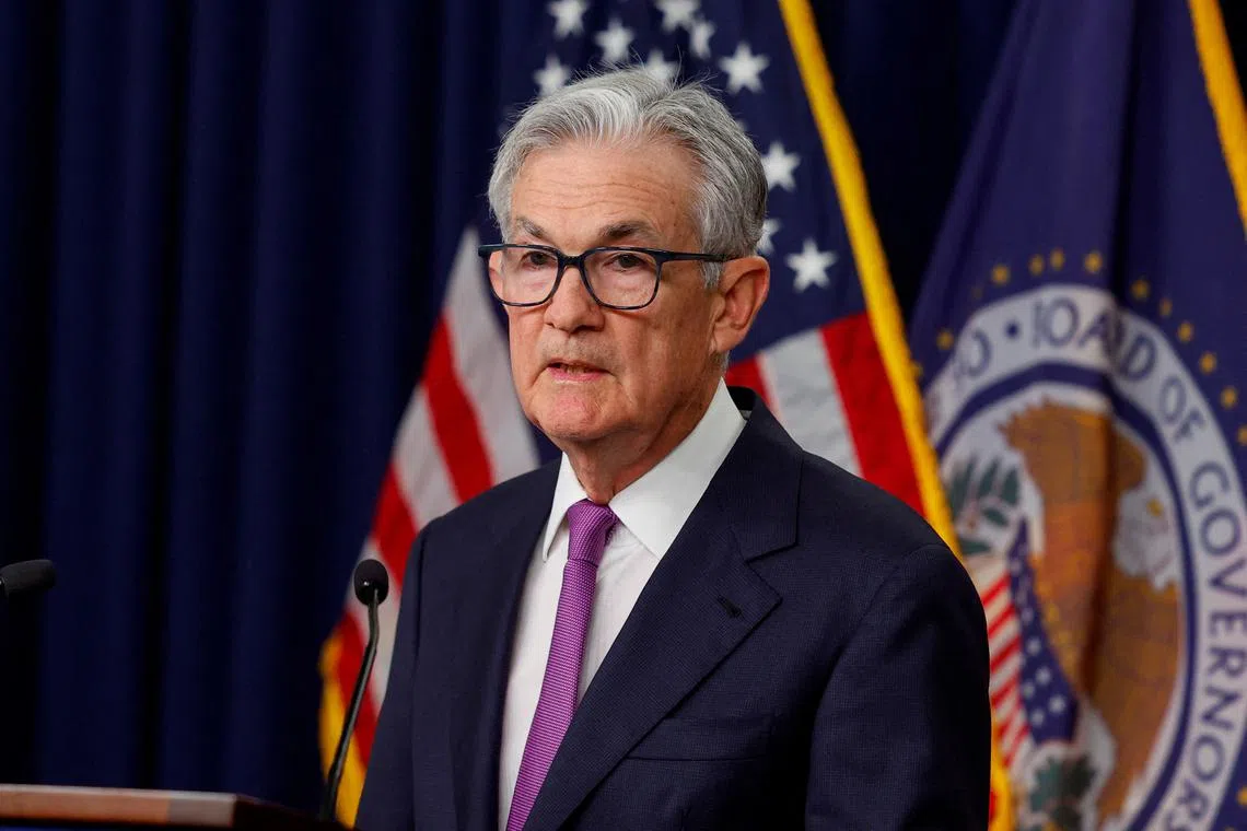 Fed chairman Jerome Powell kept the central bank’s options for action open.