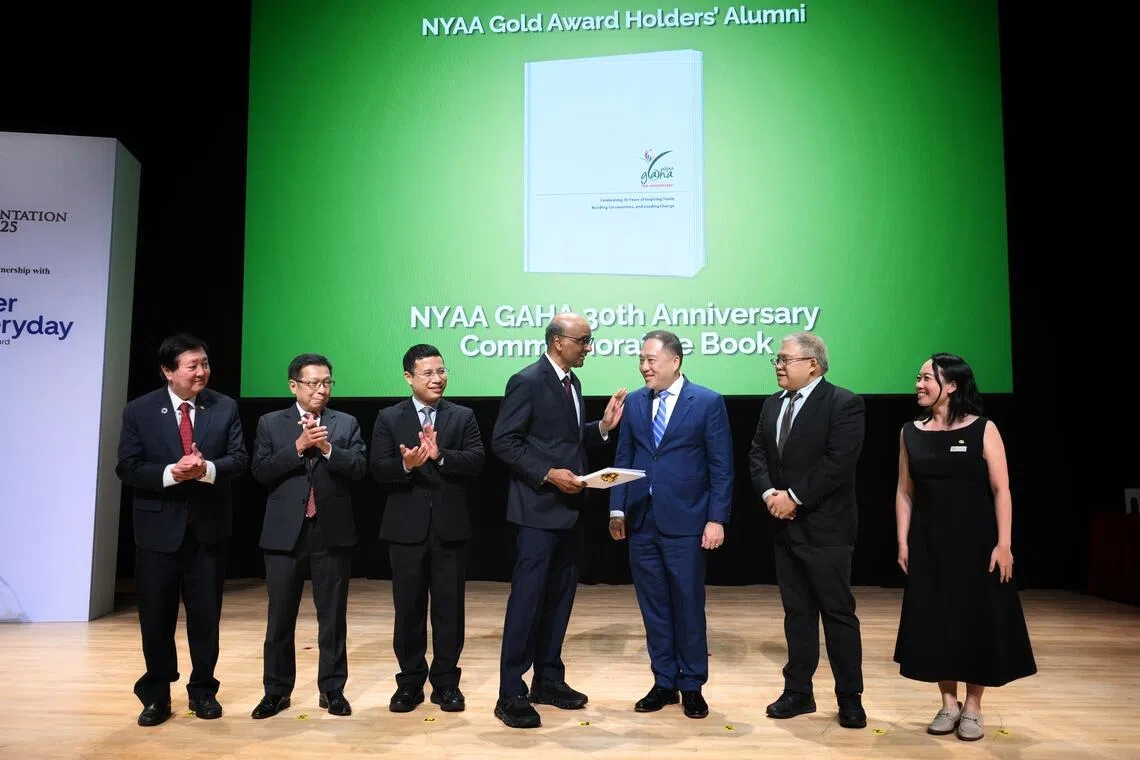 308 recipients of National Youth Achievement gold award urged to lead by example