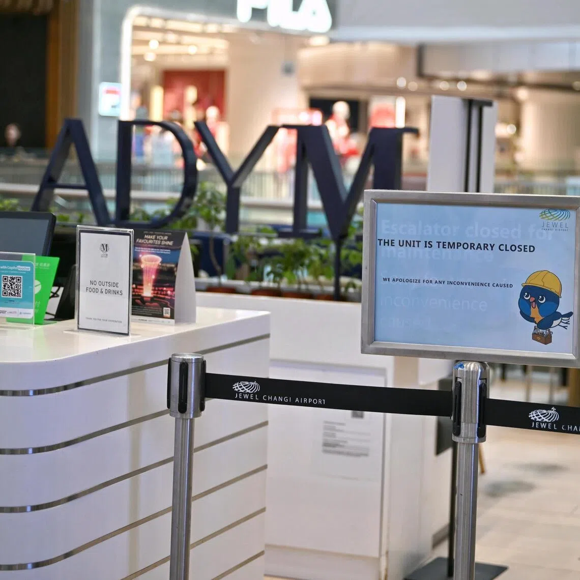 Checking of the status of Lady M in Singapore. Lady M Confections Co., Ltd. ("Lady M"), is the internationally renowned luxury patisserie. Lady M outlet in Jewel Changi Airport on Jan 12, 2026.