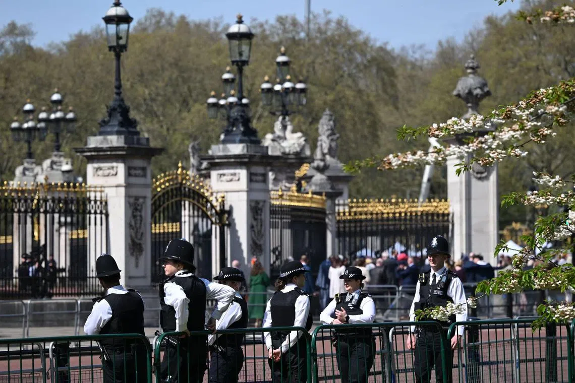 One of Britain’s “most significant” ever security operations is in place for the coronation of King Charles III.
