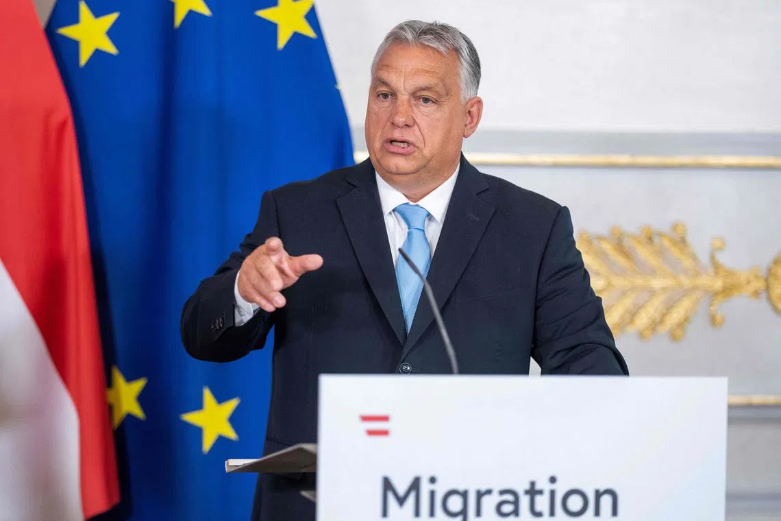 Mr Orban has railed against immigration and has heavily restricted the right to asylum, saying he wants to defend a “Christian Europe”.