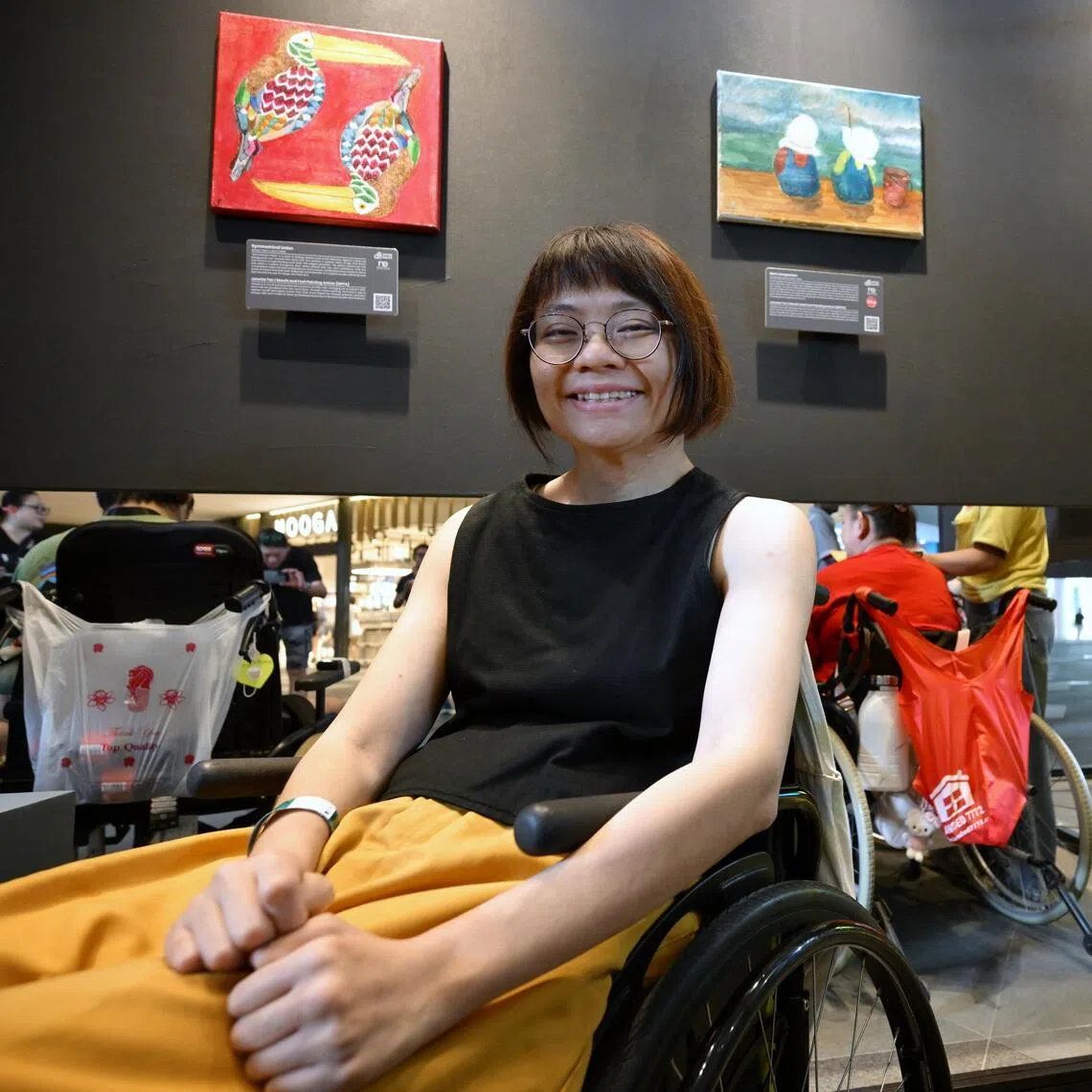 Artist Janetta Tan, 35, was paralysed from the chest down after a car accident in 2010. She turned to painting with her mouth as a way to express herself and regain a sense of control.