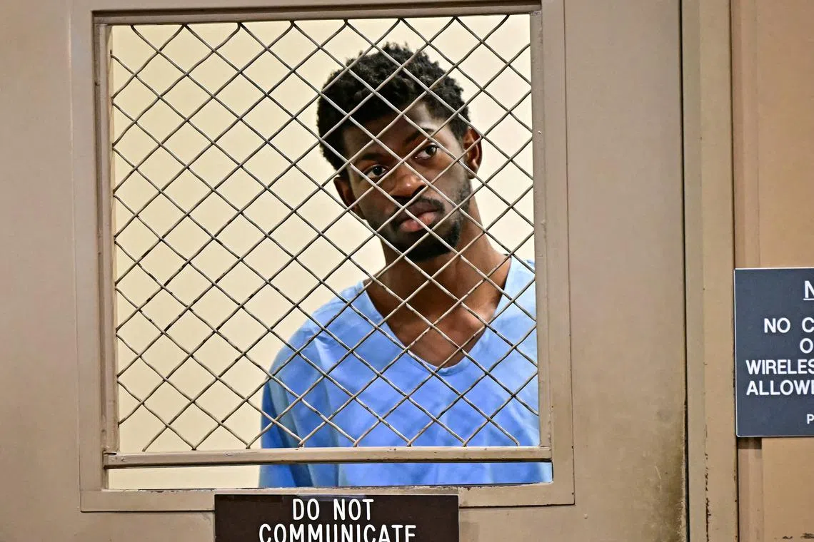 U.S. rapper Lil Nas X attends his arraignment at Los Angeles Superior Court in Los Angeles, California, U.S., August 25, 2025. Frederic J. Brown/Pool via REUTERS