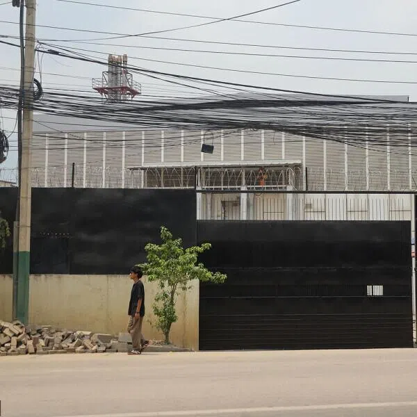 The entrance to the Ncell data centre in Nakhhu, Lalitpur.