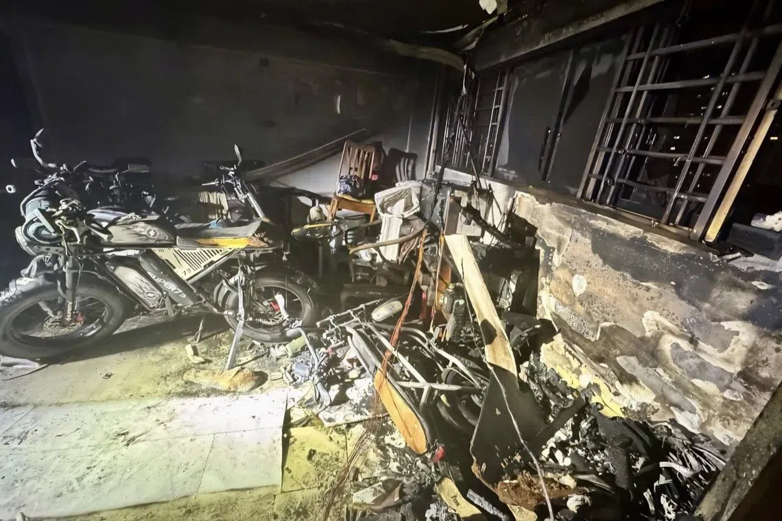 One of those taken to the hospital was discovered inside a bedroom.