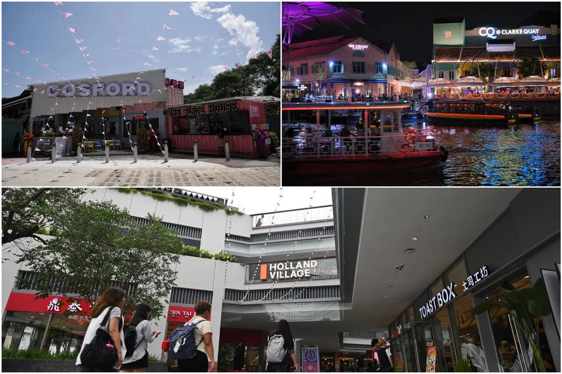 The Straits Times checks out what is on the menu at these three trending food clusters.  
